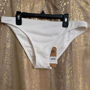 Billabong Summer High Tropic Bikini Bottoms Salt Crystal White XL NWT